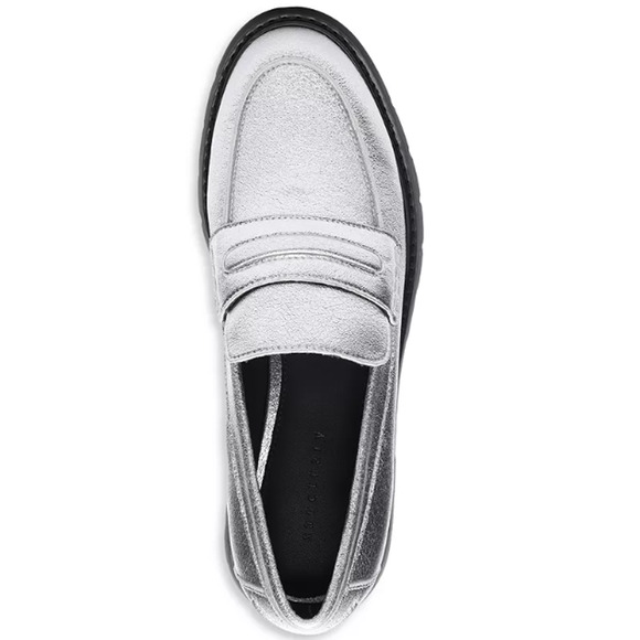 Sanctuary Women's Westside 2.0 Loafer, Silver, Size 5 - Picture 3 of 6